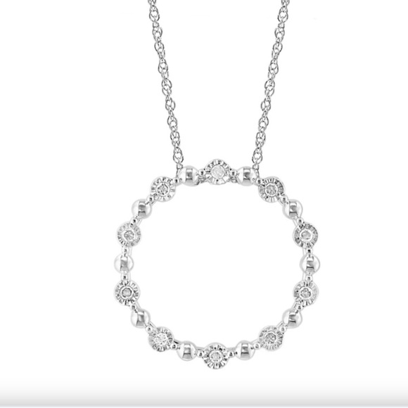 Effy 925 Silver GenuineDiamond Pendant Necklace ! Sale New! ❤️. Gorgeous ❤️